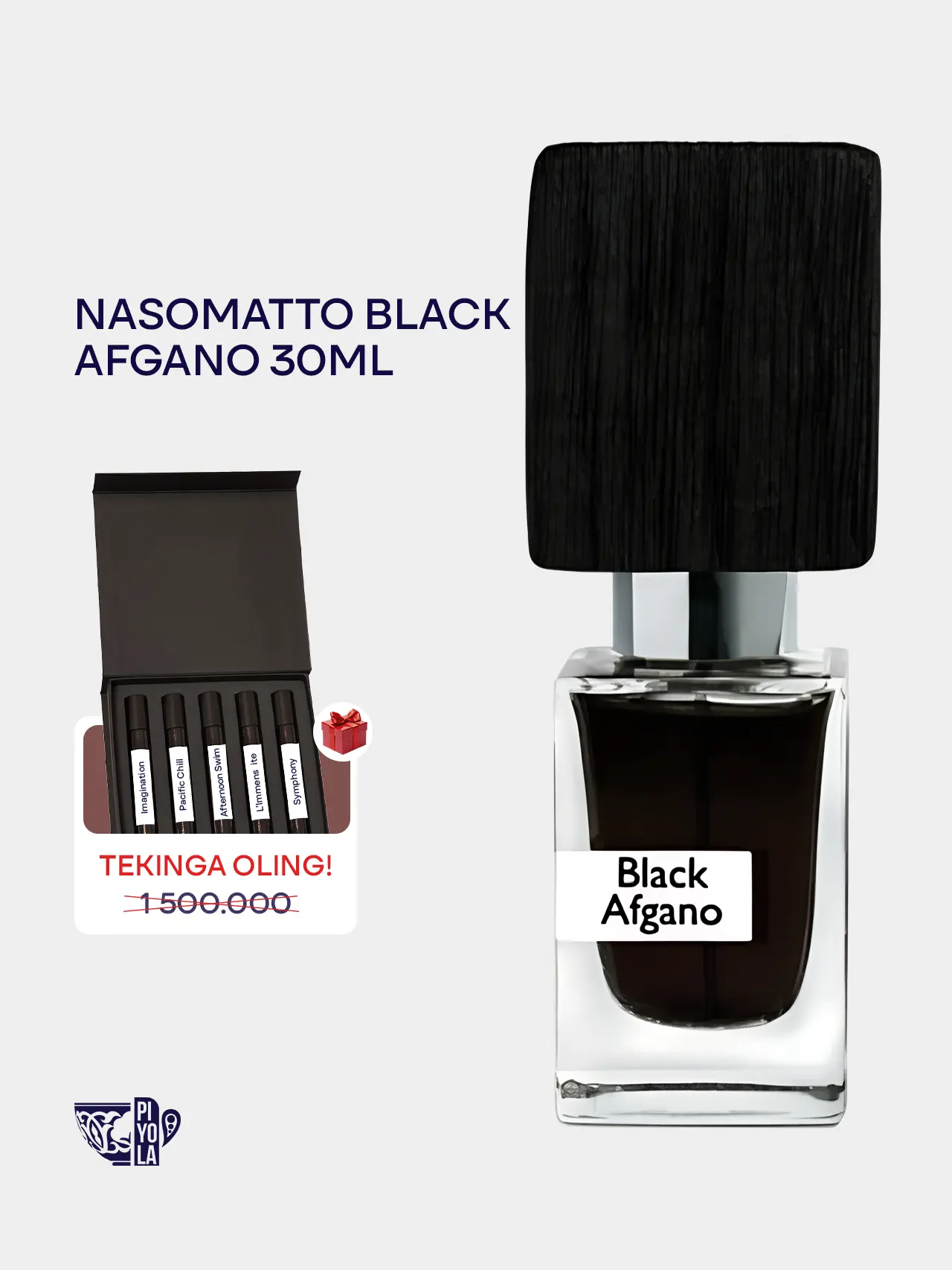 Nasomatto Black Afgano 30 ml Premium Quality + 5 pcs LV Gift 